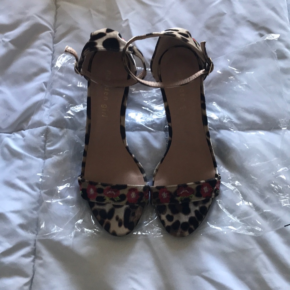 Madden girl open toe heels